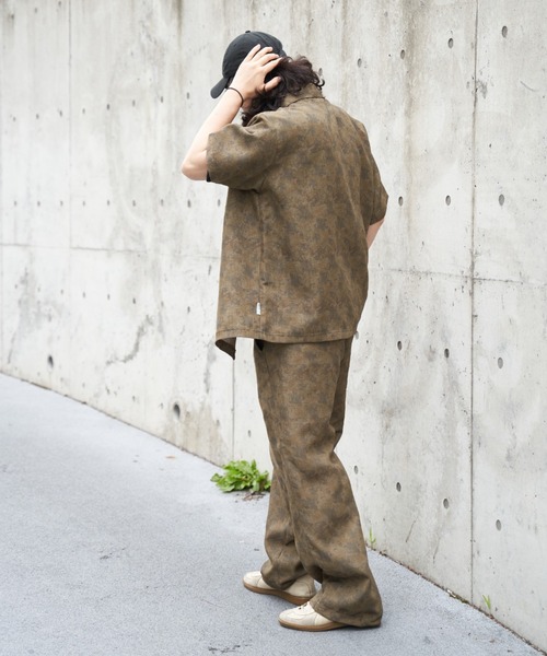 NO NEED（ノーニード）の「総柄メッシュロングパンツ（その他パンツ・メンズ・チャコール/グレイッシュベージュ/ベージュ/ダークグレー・M/L/LL）」の16枚目の写真