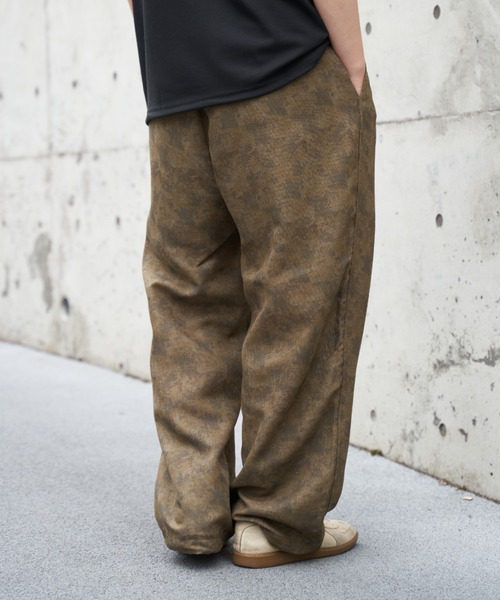 NO NEED（ノーニード）の「総柄メッシュロングパンツ（その他パンツ・メンズ・チャコール/グレイッシュベージュ/ベージュ/ダークグレー・M/L/LL）」の19枚目の写真