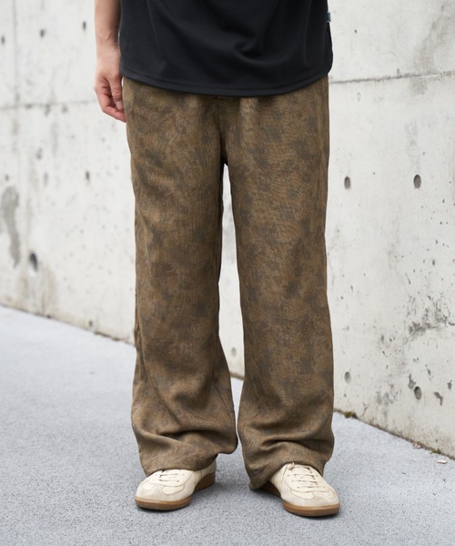 NO NEED（ノーニード）の「総柄メッシュロングパンツ（その他パンツ・メンズ・チャコール/グレイッシュベージュ/ベージュ/ダークグレー・M/L/LL）」の17枚目の写真