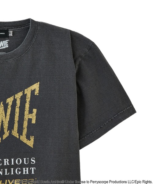 GOOD ROCK SPEED(グッドロックスピード)の「(GOOD ROCK SPEED)DAVID BOWIE S/S TEE(Tシャツ/カットソー・レディース・チャコールグレー・ONE SIZE)」の5枚目の写真