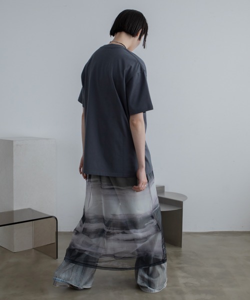 セール】ビスチェプリント半袖Tシャツ（Tシャツ/カットソー）｜VACANCY