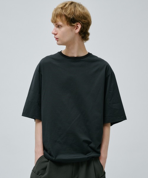 ETRE TOKYO リサイクルコットンボーダーTee　チャコール ETRE TOKYO リサイクルコットンボーダーTee チャコール - メルカリ