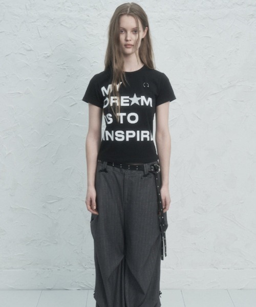 SETUPEXE（セットアップイーエックスイー）の「RIBBON STRIPE SLACKS（その他パンツ・レディース・ブラック/チャコール・SMALL）」の14枚目の写真