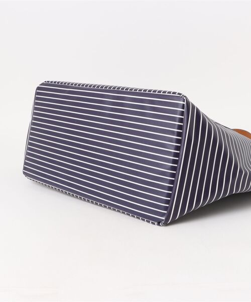 Curensology（カレンソロジー）の「Curensology(カレンソロジー)/ＣＳＧ＞ストライプストライプバッグL（トートバッグ・レディース・サックスブルー/ネイビー・FREE）」の15枚目の写真