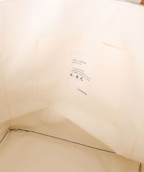 Curensology（カレンソロジー）の「Curensology(カレンソロジー)/ＣＳＧ＞ストライプストライプバッグL（トートバッグ・レディース・サックスブルー/ネイビー・FREE）」の16枚目の写真