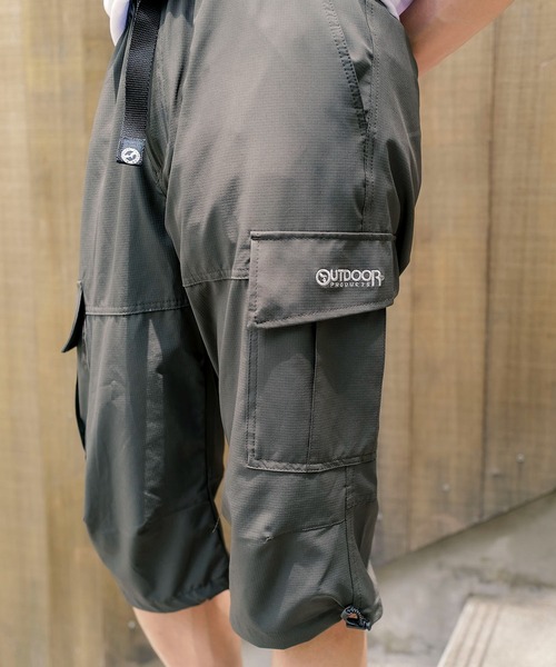 OUTDOOR PRODUCTS(アウトドアプロダクツ)の「【OUTDOOR PRODUCTS/アウトドアプロダクツ】【縦横2wayストレッチ&UVカット】ストレッチリップストップ クロップドパンツ 7分丈 丈夫 速乾 伸縮性 裾ドローコード(その他パンツ・メンズ・ブラック/カーキ/グレー・X-LARGE/LARGE/MEDIUM)」の14枚目の写真