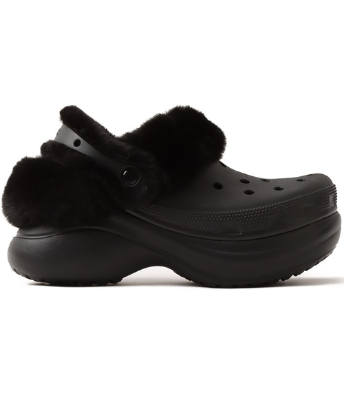 crocs(クロックス)の「crocs Bae Lined Clog / クロックス ベイ ラインド クロッグ(サンダル・レディース・ブラック・25.0cm/24.0cm/23.0cm/22.0cm/27.0cm/26.0cm)」の4枚目の写真