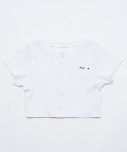 mline（エムライン）の「[mline]ロゴハートチビカーデ（Tシャツ/カットソー・レディース・ネイビー/ピンク/オフホワイト/グレー・FREE）」の15枚目の写真