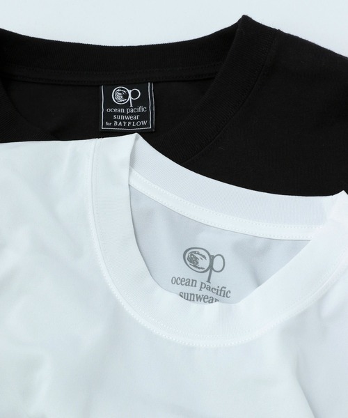 Ocean Pacific（オーシャンパシフィック）の「【Ocean Pacific(オーシャンパシフィック)】OLDグラフィックラッシュガードTシャツ[吸水速乾・UVカット・水陸両用]（Tシャツ/カットソー・メンズ・ブラック/ホワイト・MEDIUM/LARGE）」の18枚目の写真