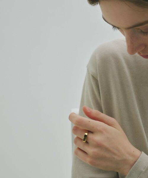 and cloud(アンドクラウド)の「Signet Square Ring(リング・レディース・ブラック/シルバー/イエローゴールド・15号/17号/13号/11号/19号)」の10枚目の写真