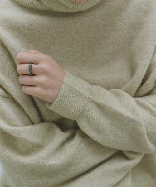and cloud(アンドクラウド)の「Signet Square Ring(リング・レディース・ブラック/シルバー/イエローゴールド・15号/17号/13号/11号/19号)」の14枚目の写真