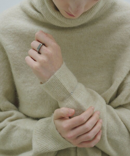 and cloud(アンドクラウド)の「Signet Square Ring(リング・レディース・ブラック/シルバー/イエローゴールド・15号/17号/13号/11号/19号)」の15枚目の写真