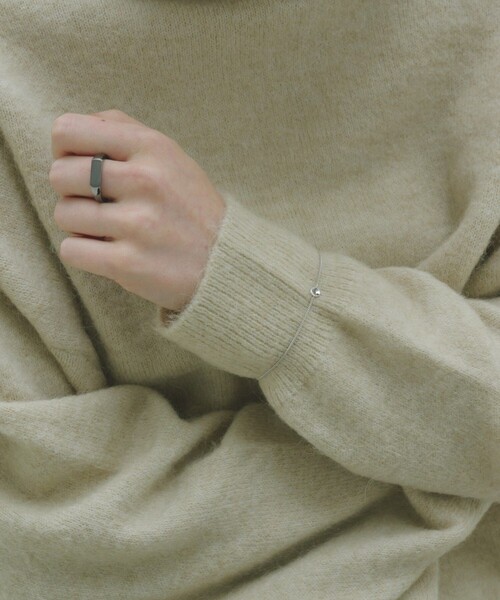 and cloud(アンドクラウド)の「Signet Square Ring(リング・レディース・ブラック/シルバー/イエローゴールド・15号/17号/13号/11号/19号)」の17枚目の写真