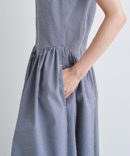 CODE A（コードエー）の「gathers drama dress（ワンピース・レディース・ネイビー系1/ホワイト/ブラック・38/36）」の9枚目の写真