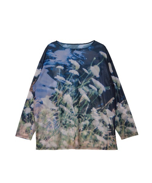 Silvia Conde Olivan×Ameri SHEER TOP（Tシャツ/カットソー）｜Ameri