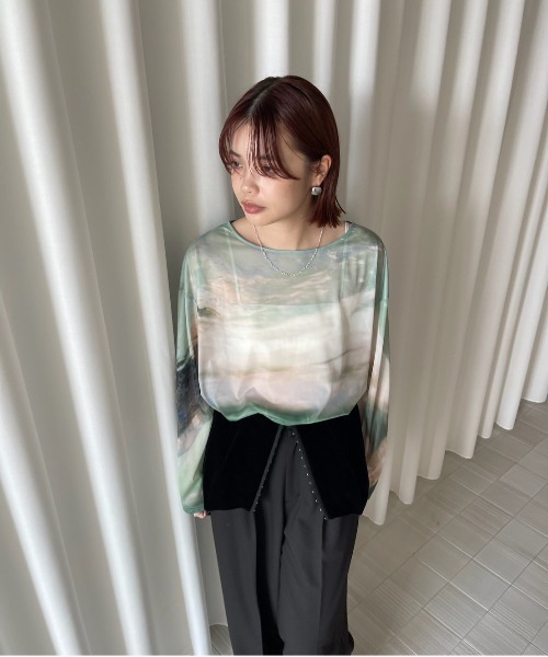 Silvia Conde Oliván×Ameri SHEER TOP Silvia Conde Oliván×Ameri SHEER TOP