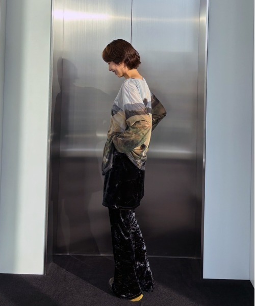 Silvia Conde Olivan×Ameri SHEER TOP（Tシャツ/カットソー）｜Ameri