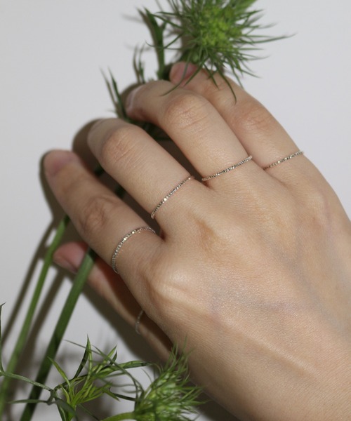 whoseA（フーシー）の「【silver925】JaggedThinRING / ジャグドシンリング（リング・レディース・シルバー/ゴールド・3号/5号/7号/8号/10号/12号/14号/18号/16号）」の14枚目の写真