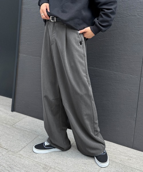Classical Origin（クラシカルオリジン）の「「進化系ベーシック。」セミカーブライン ワンタックスラックス／Curved Line One-Tuck Slacks（スラックス・メンズ・ブラック/グレー/ネイビー・LARGE/SMALL/MEDIUM）」の13枚目の写真