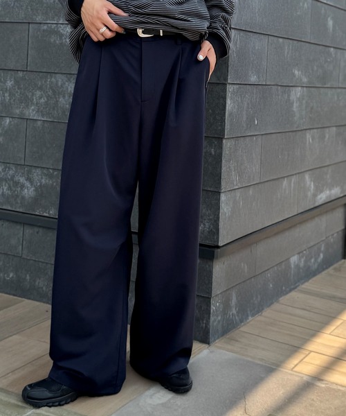 Classical Origin（クラシカルオリジン）の「「進化系ベーシック。」セミカーブライン ワンタックスラックス／Curved Line One-Tuck Slacks（スラックス・メンズ・ブラック/グレー/ネイビー・LARGE/SMALL/MEDIUM）」の12枚目の写真