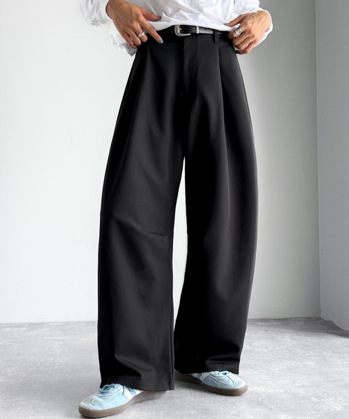 Classical Origin（クラシカルオリジン）の「「進化系ベーシック。」セミカーブライン ワンタックスラックス／Curved Line One-Tuck Slacks（スラックス・メンズ・ブラック/グレー/ネイビー・LARGE/SMALL/MEDIUM）」の17枚目の写真