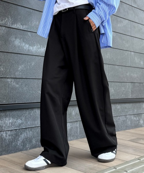 Classical Origin(クラシカルオリジン)の「「進化系ベーシック。」セミカーブライン ワンタックスラックス/Curved Line One-Tuck Slacks(スラックス・メンズ・ブラック/グレー/ネイビー・LARGE/SMALL/MEDIUM)」の18枚目の写真