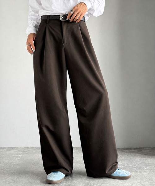 Classical Origin(クラシカルオリジン)の「「進化系ベーシック。」セミカーブライン ワンタックスラックス/Curved Line One-Tuck Slacks(スラックス・メンズ・ブラック/グレー/ネイビー/ダークブラウン・LARGE/SMALL/MEDIUM)」の22枚目の写真