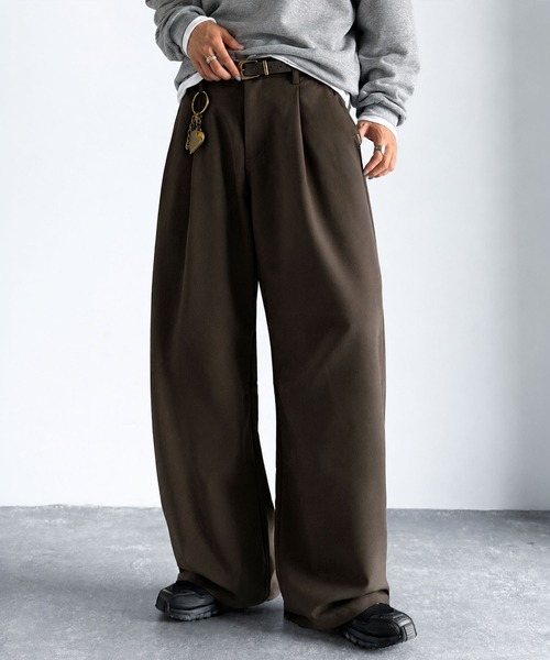 Classical Origin(クラシカルオリジン)の「「進化系ベーシック。」セミカーブライン ワンタックスラックス/Curved Line One-Tuck Slacks(スラックス・メンズ・ブラック/グレー/ネイビー/ダークブラウン・LARGE/SMALL/MEDIUM)」の22枚目の写真