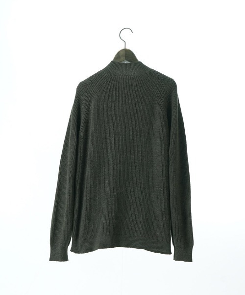 EGO TRIPPING（エゴトリッピング）の「mn3156-ZIPHI ハイネックニット（ニット/セーター・メンズ・ブラック/杢グレー/ダークカーキ・46/48）」の15枚目の写真