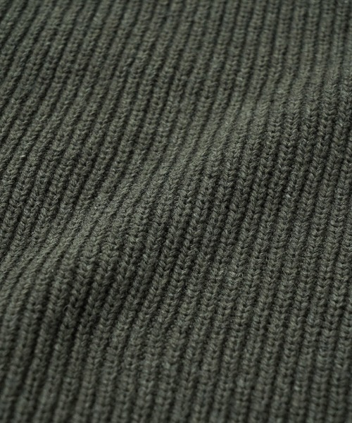EGO TRIPPING（エゴトリッピング）の「mn3156-ZIPHI ハイネックニット（ニット/セーター・メンズ・ブラック/杢グレー/ダークカーキ・46/48）」の11枚目の写真