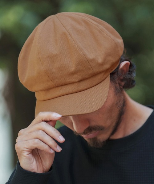 CAMBIO（カンビオ）の「mko13004-Three Seasons Casquette キャスケット（キャスケット・メンズ・ブラック/ベージュ/キャメル・FREE）」の3枚目の写真