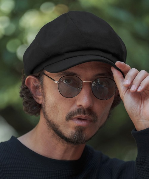 CAMBIO（カンビオ）の「mko13004-Three Seasons Casquette キャスケット（キャスケット・メンズ・ブラック/ベージュ/キャメル・FREE）」の4枚目の写真