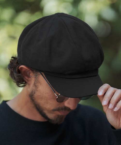 CAMBIO（カンビオ）の「mko13004-Three Seasons Casquette キャスケット（キャスケット・メンズ・ブラック/ベージュ/キャメル・FREE）」の5枚目の写真