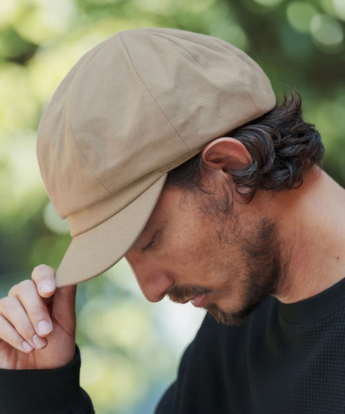 CAMBIO（カンビオ）の「mko13004-Three Seasons Casquette キャスケット（キャスケット・メンズ・ブラック/ベージュ/キャメル・FREE）」の7枚目の写真