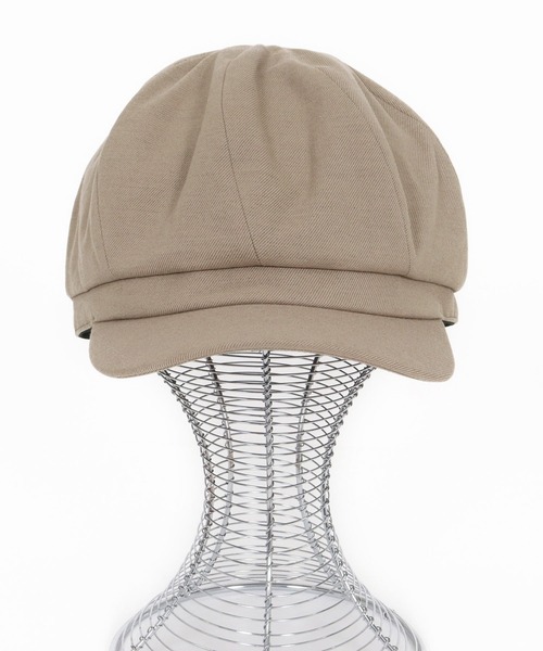 CAMBIO（カンビオ）の「mko13004-Three Seasons Casquette キャスケット（キャスケット・メンズ・ブラック/ベージュ/キャメル・FREE）」の8枚目の写真