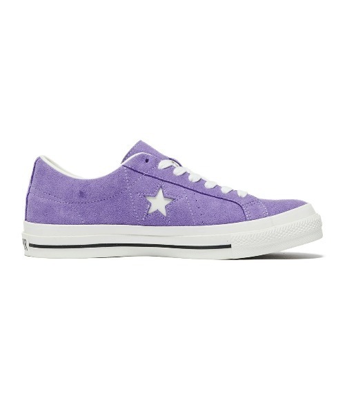 CONVERSE(コンバース)の「CONVERSE ONE STAR SUEDE(コンバース ワンスター スエード)(スニーカー・メンズ・パープル/ブラック系・26.5cm/24.5cm/29cm/24cm/27cm/26cm/28cm/23cm/25.5cm/23.5cm/25cm/27.5cm)」の5枚目の写真