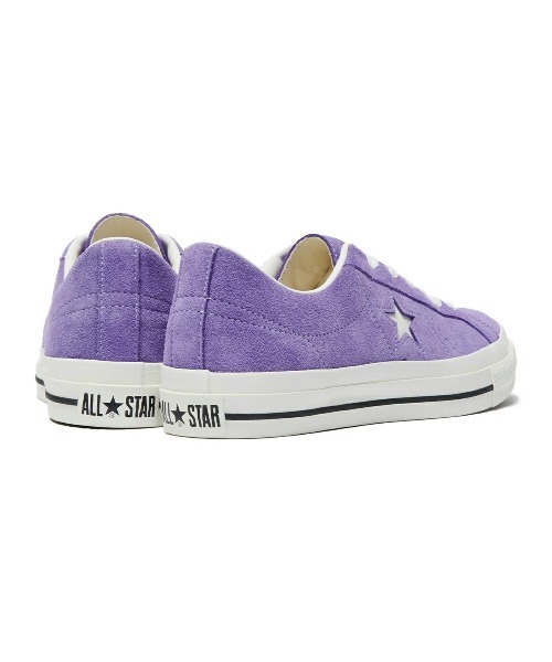 CONVERSE(コンバース)の「CONVERSE ONE STAR SUEDE(コンバース ワンスター スエード)(スニーカー・メンズ・パープル/ブラック系・26.5cm/24.5cm/29cm/24cm/27cm/26cm/28cm/23cm/25.5cm/23.5cm/25cm/27.5cm)」の3枚目の写真