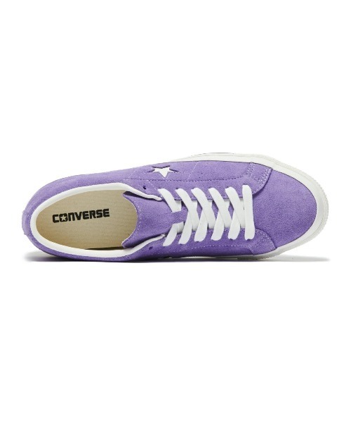 CONVERSE(コンバース)の「CONVERSE ONE STAR SUEDE(コンバース ワンスター スエード)(スニーカー・メンズ・パープル/ブラック系・26.5cm/24.5cm/29cm/24cm/27cm/26cm/28cm/23cm/25.5cm/23.5cm/25cm/27.5cm)」の8枚目の写真