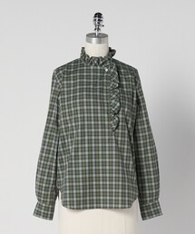 UNITED ARROWS & SONS チェック　トップス　グレー　L UNITED ARROWS & SONS チェック トップス グレー L