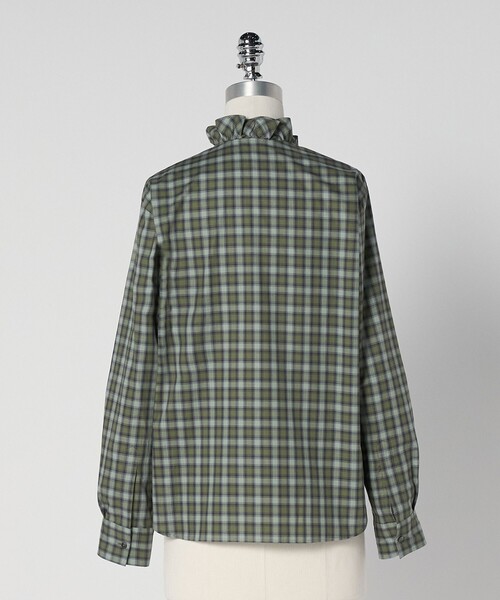 LOEFF＞チェック フリル シャツ（シャツ/ブラウス）｜LOEFF（ロエフ