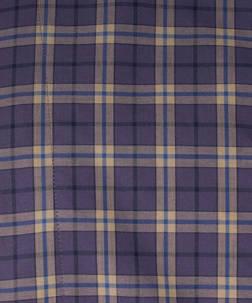 LOEFF（ロエフ）の「＜LOEFF＞チェック フリル シャツ（シャツ/ブラウス・レディース・オリーブ/パープル・0/1）」の14枚目の写真