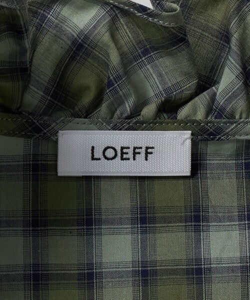 LOEFF（ロエフ）の「＜LOEFF＞チェック フリル シャツ（シャツ/ブラウス・レディース・オリーブ/パープル・0/1）」の15枚目の写真