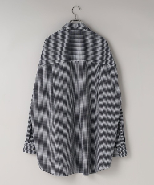 LOWRYS FARM（ローリーズファーム）の「【LFM(U)】ＢＲＯＡＤＣＨＥＣＫＳＨＩＲＴ　 581712（シャツ/ブラウス・メンズ・ブラック/ブルー・MEDIUM/LARGE）」の16枚目の写真
