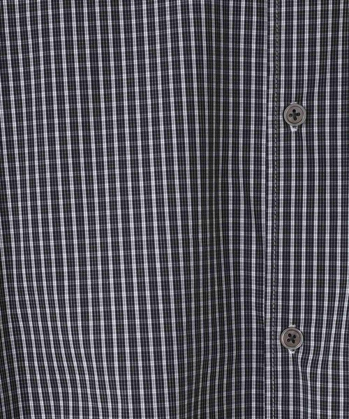 LOWRYS FARM（ローリーズファーム）の「【LFM(U)】ＢＲＯＡＤＣＨＥＣＫＳＨＩＲＴ　 581712（シャツ/ブラウス・メンズ・ブラック/ブルー・MEDIUM/LARGE）」の4枚目の写真