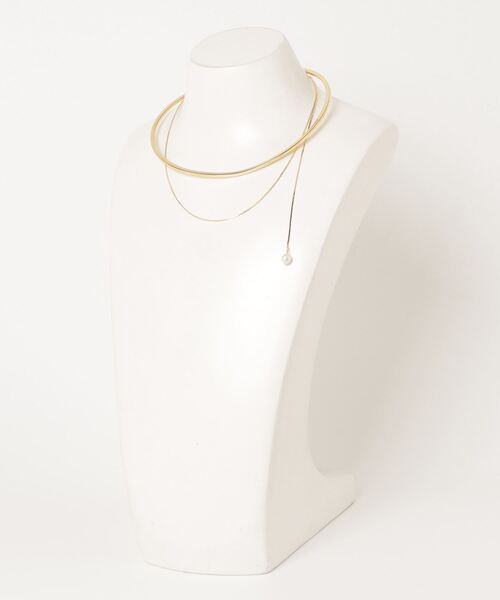 loni(ロニ)の「(loni)Bud multiway pearl choker(チョーカー・レディース・シルバー/ゴールド・ONE SIZE)」の3枚目の写真
