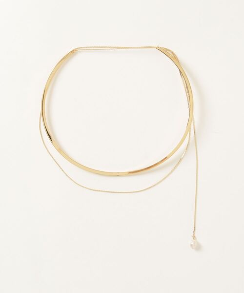 loni(ロニ)の「(loni)Bud multiway pearl choker(チョーカー・レディース・シルバー/ゴールド・ONE SIZE)」の7枚目の写真