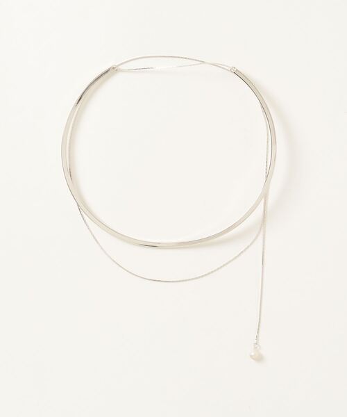 loni(ロニ)の「(loni)Bud multiway pearl choker(チョーカー・レディース・シルバー/ゴールド・ONE SIZE)」の6枚目の写真