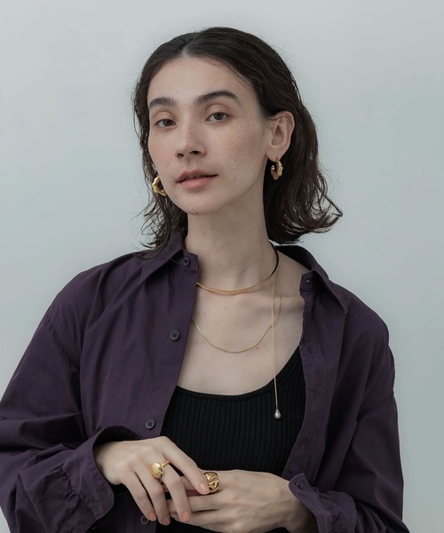 loni(ロニ)の「(loni)Bud multiway pearl choker(チョーカー・レディース・シルバー/ゴールド・ONE SIZE)」の8枚目の写真
