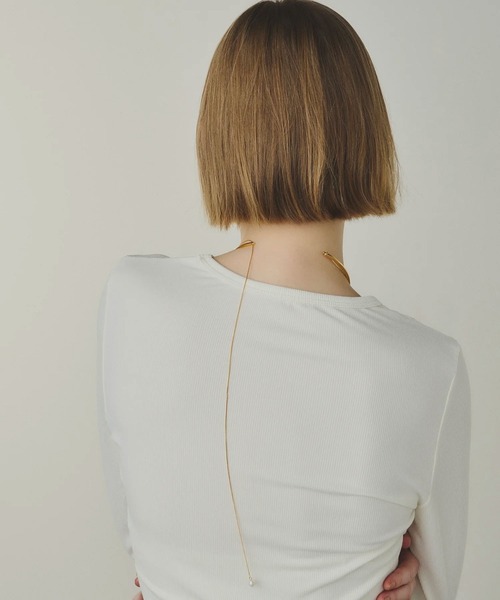 loni(ロニ)の「(loni)Bud multiway pearl choker(チョーカー・レディース・シルバー/ゴールド・ONE SIZE)」の13枚目の写真