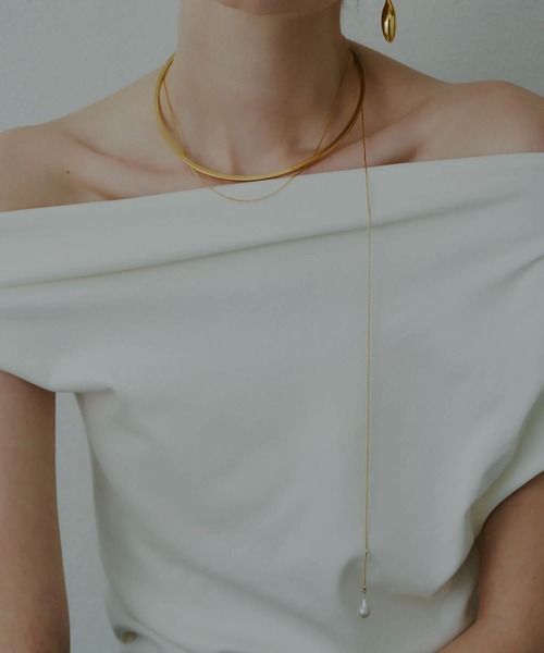 loni(ロニ)の「(loni)Bud multiway pearl choker(チョーカー・レディース・シルバー/ゴールド・ONE SIZE)」の15枚目の写真